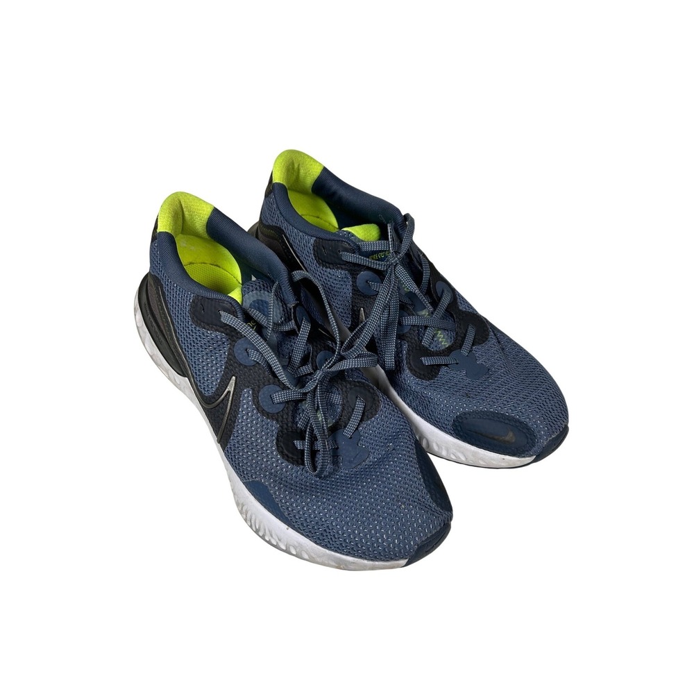 Nike Renew Run Running Shoes Men's 13 Blue Volt Athletic Sneakers